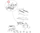 Nautilus Residential T614 - 100393 Treadmill Incline Motor Cover mtr-cr-518-hydrafitnessparts