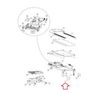 Nautilus Residential T614 - 100393 Treadmill Left Rear Roller Cover 8004479-hydrafitnessparts