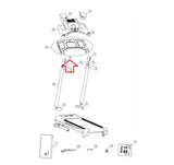 Nautilus Residential T614 T624 Treadmill Left Handlebar Cover Junction 8004653-hydrafitnessparts