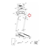Nautilus Residential T614 T624 Treadmill Right Handlebar Cover Junction 8004652-hydrafitnessparts