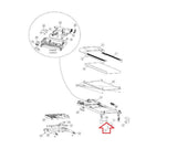 Nautilus Residential T614 Treadmill Left Transport Wheel Shroud Cover 8004482-hydrafitnessparts