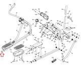 NordicTrack A.C.T. Elite Elliptical Left Foot Pedal Adjust Handle 364427-hydrafitnessparts