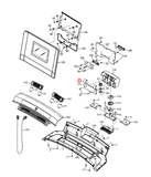 NordicTrack Commercial 1250 1750 2450 Treadmill Front Pivot Cover 432783-hydrafitnessparts