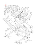NordicTrack Commercial 1250 1750 2450 Treadmill Left Handrail Cover 445499-hydrafitnessparts