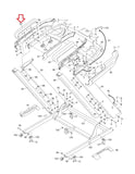 NordicTrack Commercial 1750 2450 1250 Treadmill Left Handrail Cover 445499-hydrafitnessparts