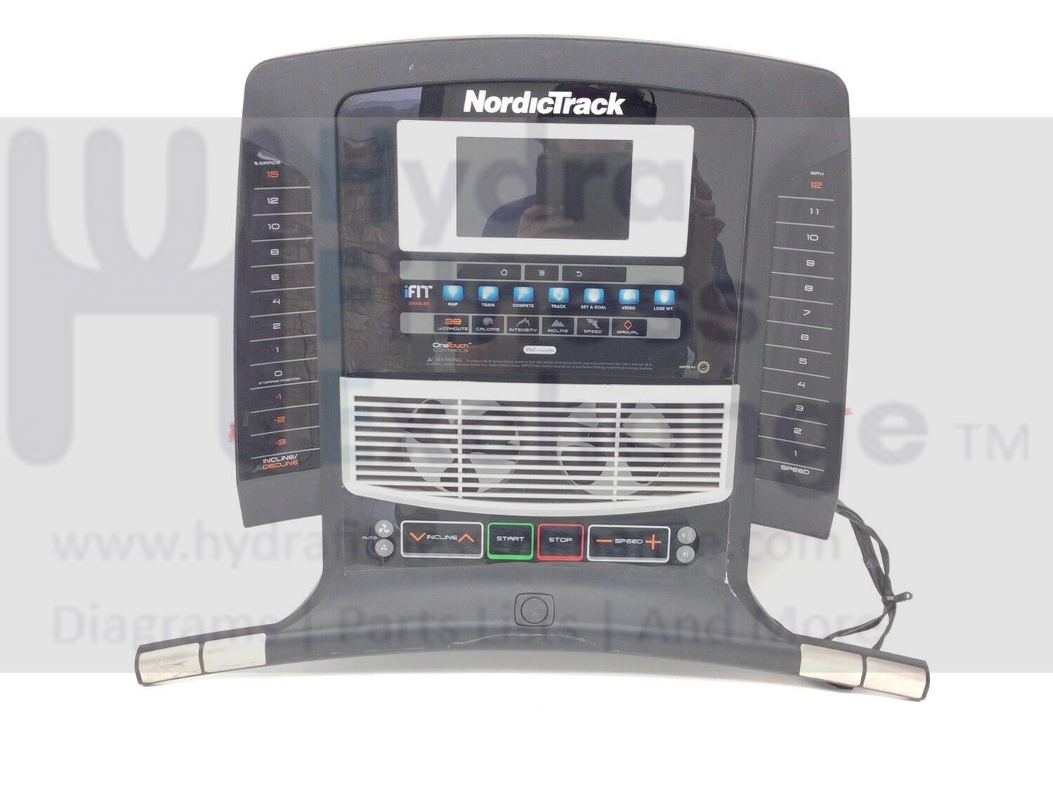 NordicTrack ELITE 7700 Treadmill Display Console Assembly MFR - ETS179 ...