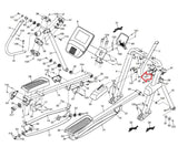 NordicTrack FS14i FS10i FS7I FS9I Elliptical Left Front Shield Cover 397780-hydrafitnessparts