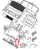 NordicTrack FreeMotion Lifestyler Proform Treadmill Handrail Spacer Plate 304169-hydrafitnessparts