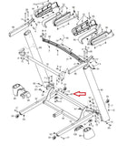 NordicTrack Gold's Gym Proform HealthRider Treadmill Screw 3/8" x 1 3/4" 181980-hydrafitnessparts