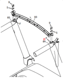 NordicTrack Health Rider ProForm Treadmill Right Handrail 399630-hydrafitnessparts