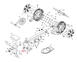 NordicTrack ProForm Rower Foot Rail Frame Rubber Pad 363163-hydrafitnessparts
