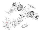 NordicTrack ProForm Rower Seat Carriage 363138-hydrafitnessparts