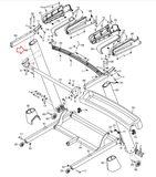 NordicTrack Proform C990 (CWL) Treadmill Left Upright 366370-hydrafitnessparts
