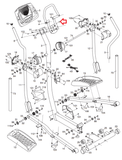 NordicTrack Proform CX 1000 600 N 900 950 Elliptical Handlebar Bracket 234443-hydrafitnessparts