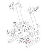 NordicTrack Proform Reebok Treadmill Right Base Cover 247999 & 244524-hydrafitnessparts