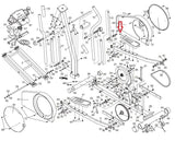 NordicTrack Proform Weslo Elliptical Right Pedal Foot Pad 145855 145853-hydrafitnessparts