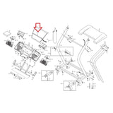 NordicTrack Reebok HealthRider Treadmill Console Book Tablet Holder 191644-hydrafitnessparts