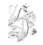NordicTrack X22i X32i Treadmill Right Handrail Cover 435049-hydrafitnessparts