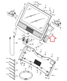NordicTrack X32i X22i X15i X11i Treadmill Display Console Base Cover 388348-hydrafitnessparts
