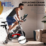 Nordictrack GX3.9 SPORT 500 SPX 505 SPX Bike Stationary Bike Crank Axle 399031-hydrafitnessparts