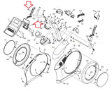 Nordictrack Healthrider Elliptical Left Handlebar With Sensor Assembly 338242-hydrafitnessparts