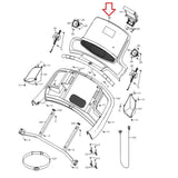 Nordictrack Treadmill Display Console Assembly MFR-ETNT14116A 385915 & 385328-hydrafitnessparts