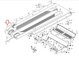 Nordictrack X32i X22i Treadmill Left Foot Rail Cover 350493 250493-hydrafitnessparts