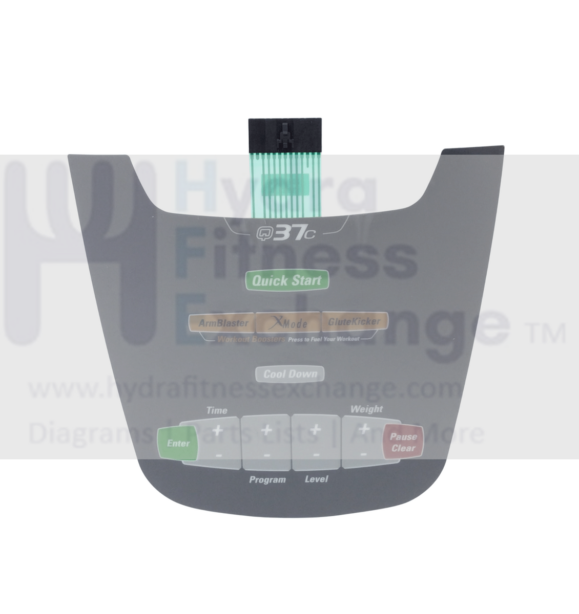 Octane Fitness Q37c Elliptical Overlay Keypad 9104319-001 ...