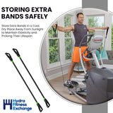 Octane Fitness Q37x - Xi Elliptical Green Power Resitance Bands Assembly 9104316-001-hydrafitnessparts