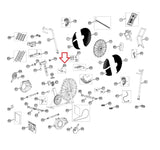 Octane Fitness Schwinn Stationary Bike Rear Idler Pulley Service Kit 1000511898 Formerly 8009325-hydrafitnessparts