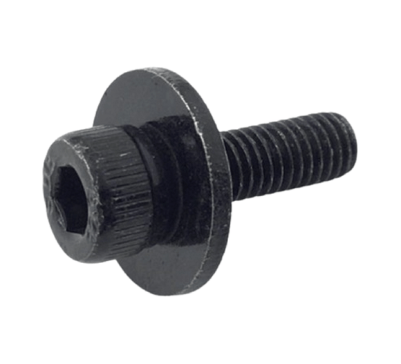 Octane MTX Elliptical Black Socket Head Screw with Washer M5x0.8x16L 113125-001-hydrafitnessparts