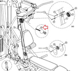 Parabody GS6 GS6-103 GS6-104 GS6-105 Home Gym Cable Assembly 72" ACU13-0153-hydrafitnessparts