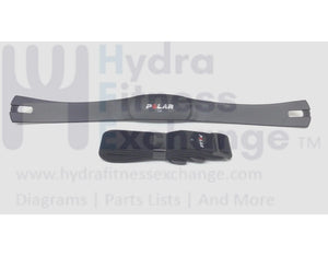 Polar T34 home gym Transmitter Heart Rate Monitor Chest Strap 392027802 003307-00-hydrafitnessparts