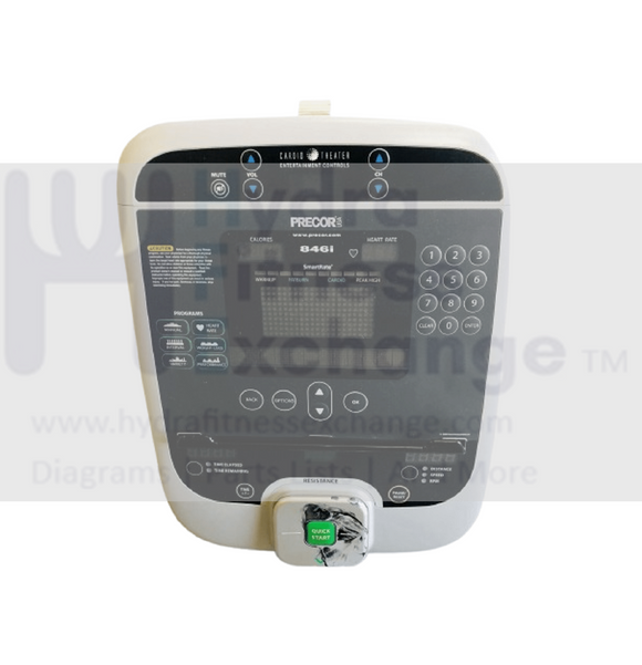 Precor 846i Upright Bike Display Console 48774-111 & 48734-113 & 48434-403-hydrafitnessparts