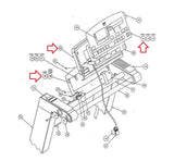 Precor 964i C964 C964i Treadmill Display Console Panel 335-94108 & 33662-115-hydrafitnessparts