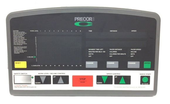 Precor 964i C964 C964i Treadmill Display Console Panel 335-94108 & 33662-115-hydrafitnessparts
