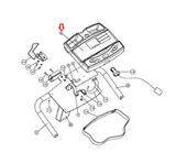 Precor 9.2x - 2Z F5 2X 2Y F7 Treadmill Display Console Assembly 38676-101-hydrafitnessparts
