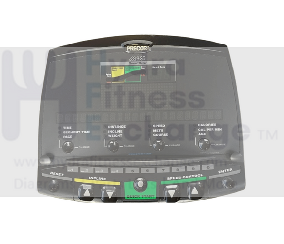 Precor 9.3x Treadmill Display Console Panel with Inductive Touch Pad 44028-101 Board 44016-505-hydrafitnessparts