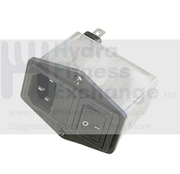 Precor ADFP AEXJ SK AEXP Elliptical Power Entry Module Circuit Breaker PPP000000059171101-hydrafitnessparts