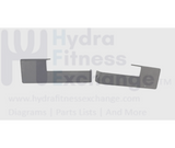 Precor C954 C954i C956 C956i C966 C966i C952i Treadmill Roller Bridge Set PPP000000044258104-hydrafitnessparts