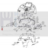 Precor C966i C956i Treadmill Left Handlebar Assembly PPP000000048669103-hydrafitnessparts