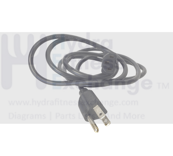 Precor EFX 546 120V Elliptical Power Supply Cord 10392-212-hydrafitnessparts
