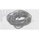 Precor Elliptical Coaxial Cable Extension Female to Female CX40113-162-hydrafitnessparts