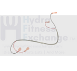 Precor Elliptical Disc Cable Assembly 17" 16AWG PPP000000045250017 & 45250-017-hydrafitnessparts