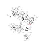 Precor Elliptical Heart Rate Grip To Display Cable Assembly 20" 35755-020-hydrafitnessparts