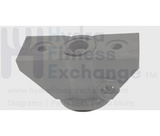 Precor Elliptical Rear Foot Assembly PPP000000044019105-hydrafitnessparts