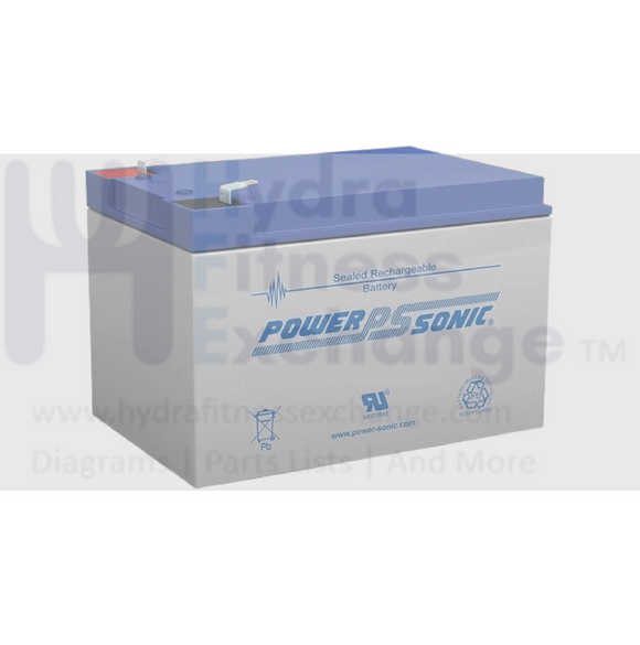 Precor Elliptical Sealed Lead Acid Battery PPP000000045970101 & 45970-101-hydrafitnessparts