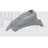 Precor Elliptical Stone Gray Rear Cover Support PPP000000043707103 & 43707-103-hydrafitnessparts