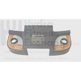 Precor Elliptical Wedge Decals Assembly 34209-104 & PPP000000034275104-hydrafitnessparts