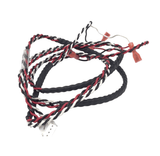 Precor Elliptical White Black Braided Wire MFR- 304126-050 & PPP000000304126050-hydrafitnessparts